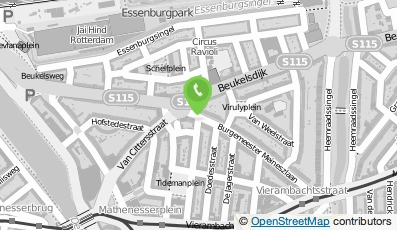 Bekijk kaart van T.J. van Os in Rotterdam