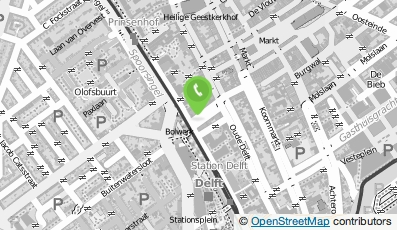 Bekijk kaart van supermarkt Delfia in Delft