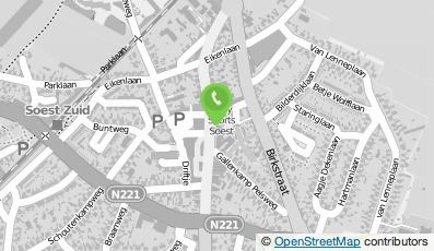 Bekijk kaart van Kledingreparatie & Gordijnservice Soest in Soest