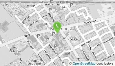 Bekijk kaart van Boek, Post & Meer in Buitenpost
