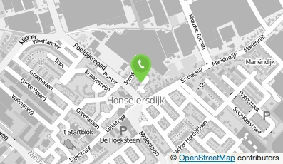 Bekijk kaart van Bouwbedrijf Remco de Haas B.V. in Honselersdijk