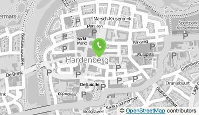 Bekijk kaart van Hoogeveen Retail B.V. in Hardenberg
