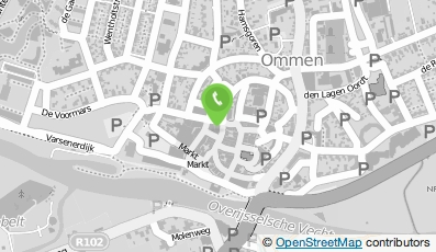 Bekijk kaart van Hoogeveen Retail B.V. in Ommen