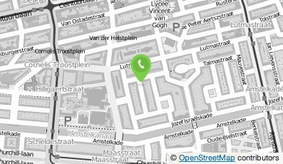 Bekijk kaart van Via Sophia in Amsterdam