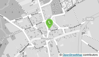 Bekijk kaart van Salon de Hairstee in Meppen