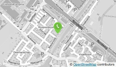 Bekijk kaart van M C S M Musters B.V. in Maasdam