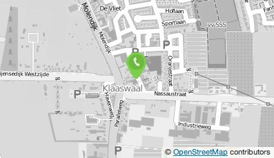 Bekijk kaart van Daissi Real Estate B.V. in Klaaswaal