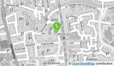 Bekijk kaart van OBS De 9 Wieken in Winsum (Groningen)
