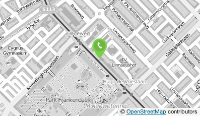 Bekijk kaart van Frankendael Apartments B.V. in Amsterdam