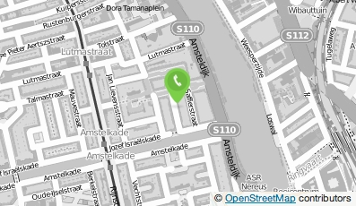 Bekijk kaart van Denzel Kluis in Amsterdam