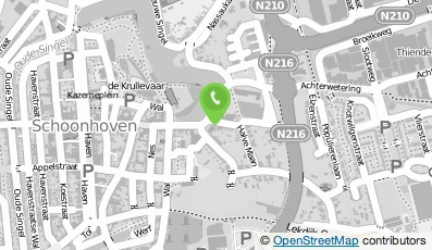 Bekijk kaart van B&B De Oude Melkwinkel in Schoonhoven
