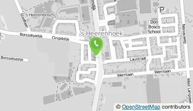 Bekijk kaart van Restaurant/Partycentrum De Korenbeurs in s-Heerenhoek