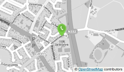 Bekijk kaart van Basisschool Prins Willem Alexander in Laren (Gelderland)