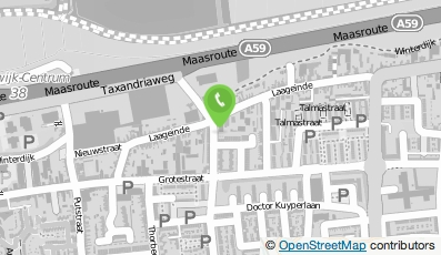 Bekijk kaart van Fit en gezondheidscentrum Infraligne Waalwijk in Waalwijk