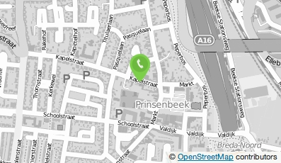 Bekijk kaart van The one Barbershop in Prinsenbeek