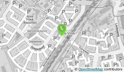 Bekijk kaart van Avond winkel De Vink SA in Leiden