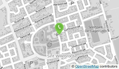 Bekijk kaart van VOF Brood- en Banketbakkerij Van Oers-Oomen in Sint Willebrord