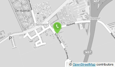 Bekijk kaart van Vakantiewoningen De Schelp B.V. in Ellemeet