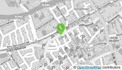 Bekijk kaart van Verloskundigen praktijk Twello eo in Twello