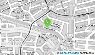Bekijk kaart van One Stop Party Shop in Amsterdam