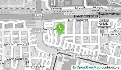 Bekijk kaart van Kinderopvang Naima in Amsterdam