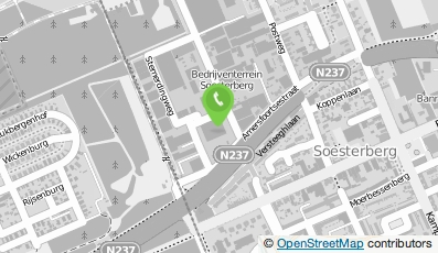 Bekijk kaart van Sanitair- en Tegelcentrum Soesterberg B.V. in Soesterberg