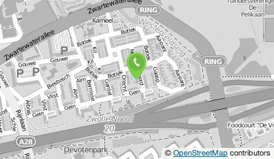 Bekijk kaart van Kapot in Zwolle