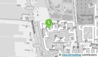 Bekijk kaart van DK Elektro B.V. in Waddinxveen