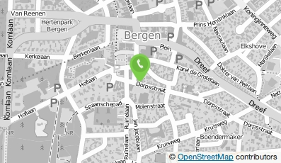 Bekijk kaart van Ton Overmars Bergen in Bergen (Noord-Holland)