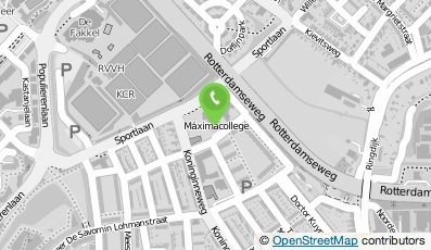 Bekijk kaart van Portus Scholengroep Maxima College voor Praktijkonderwijs in Ridderkerk