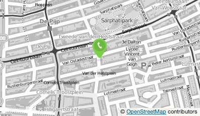 Bekijk kaart van Barbershop de Pijp in Amsterdam