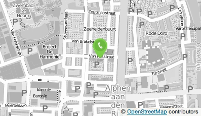 Bekijk kaart van Eetcafe Amigos B.V. in Alphen aan den Rijn