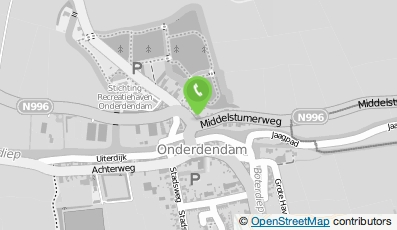 Bekijk kaart van Atelier De Zingende Zaag in Onderdendam