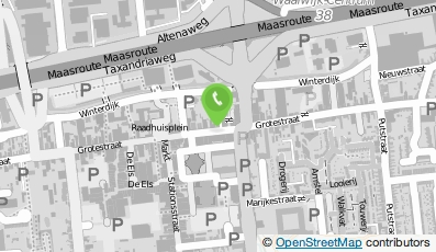 Bekijk kaart van M. vd Oetelaar stukadoorsbedrijf in Waalwijk