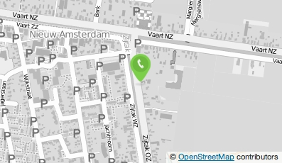 Bekijk kaart van Hoveniersbedrijf De Zijtak in Nieuw-Amsterdam