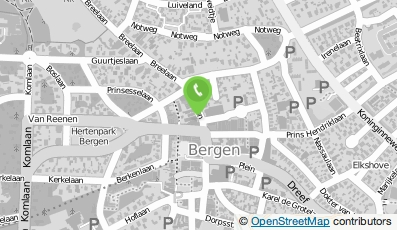 Bekijk kaart van Pension Zilverspar in Bergen (Noord-Holland)