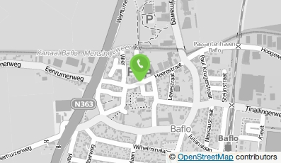 Bekijk kaart van Jongerenwerk Barkema & De Haan B.V. in Baflo