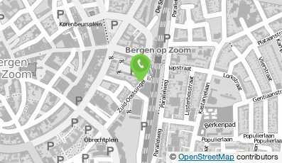 Bekijk kaart van P.N.R in Bergen op Zoom