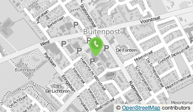 Bekijk kaart van Haarzaak m/v in Buitenpost