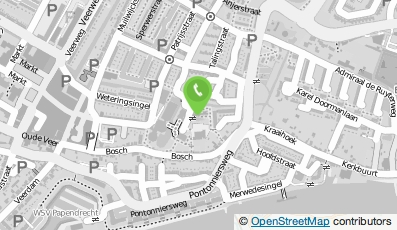 Bekijk kaart van Wasko Oranje Nassau Papendrecht Duivenstraat in Papendrecht