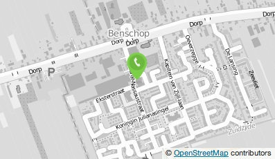 Bekijk kaart van Fysiotherapie Groene Biezen locatie Ellenborgh in Benschop