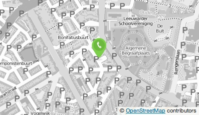Bekijk kaart van Rijschool Jaap Terpstra t.h.o.d.n. NXXT in Leeuwarden