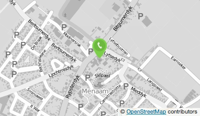 Bekijk kaart van Eetcafe Black Horse in Menaam