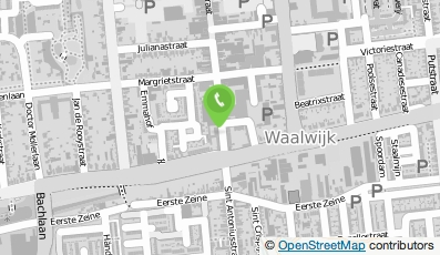 Bekijk kaart van Omela Bedden in Waalwijk