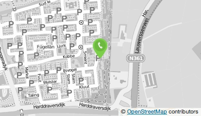 Bekijk kaart van Am Studio in Dokkum