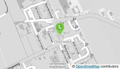 Bekijk kaart van Workshops Bij de Buuf in Oostwold (gemeente Oldambt Groningen)