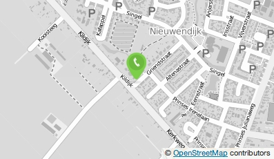 Bekijk kaart van Locatie Nieuwendijk in Nieuwendijk