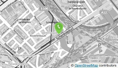 Bekijk kaart van Vlas Bouw in Schiedam