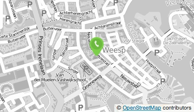 Bekijk kaart van OW Store B.V. in Weesp
